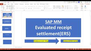 Exercise24 Evaluated Receipt SettlementERS SAP MM Tutorial [upl. by Ilka30]