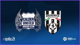 2024 NPLWVIC Round 3 Calder United SC v Brunswick Juventus FC [upl. by Llevert]