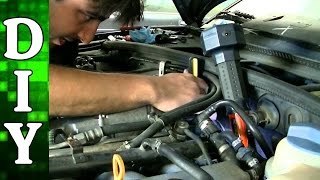 How to Remove and Replace a Coolant Temperature Sensor  VW Passat Jetta Audi A4 A6 18L Engine [upl. by Mozza]