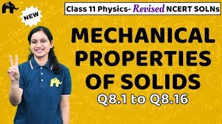 Mechanical Properties of Solids Class 11 Physics Revised NCERT Solutions  Chapter 8 Question 116 [upl. by Adnole]