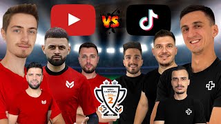 YOUTUBE vs TIKTOK  MECI CARITABIL [upl. by Aonehc]