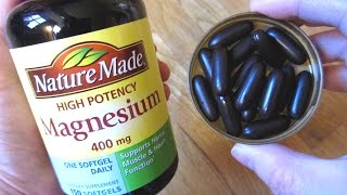 Nature Made Magnesium 400 mg High Potency [upl. by Ronym462]