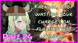 Faendal says Farewell after Faunya turns into a Nyanpire  Faunya The Dragonborn Part 24 Hololive [upl. by Anilra]