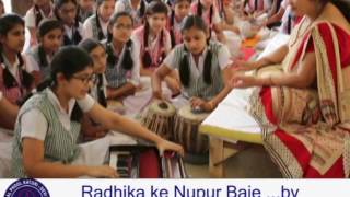 Radhika ke nupur baje by Elika Choudhary from Ratanlal Phool Katori Devi Sr Sec School Mathura [upl. by Hcahsem]