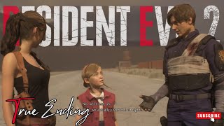 GETTING THE TRUE ENDING  Resident Evil 2 Remake CLAIRE  2nd Run  MAJOR HIGHLIGHTS  STORY [upl. by Niaz708]