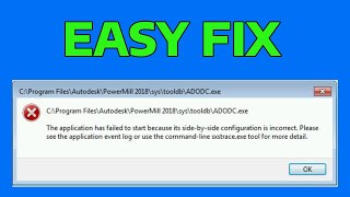 Fix The Application Has Failed to Start Because Its Side by Side Configuration Is Incorrect  How To [upl. by Ennasil269]