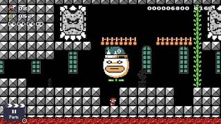 Super Mario Maker 2 – Level 46 Impassable Castle  Walkthrough [upl. by Lj]