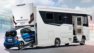 LuxusWohnmobile Concorde Liner 2022 mit PKW Garage im Heck in Spielfilmlänge Mercedes Atego 2022 [upl. by Babb]