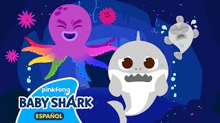 ¿A Dónde Fueron Mis Colores  Canción de Colores de Tiburón Bebé  Baby Shark en español [upl. by Demmahom]