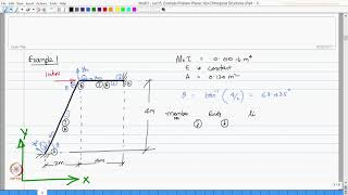 Example problem planar nonorthogonal structure  Part 1 [upl. by Derry]