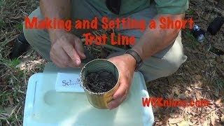 Making and Setting a Short Trot Line [upl. by Nichani]