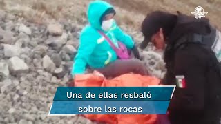 Dos turistas se extravían en el nevado de Toluca y son rescatadas [upl. by Luane]