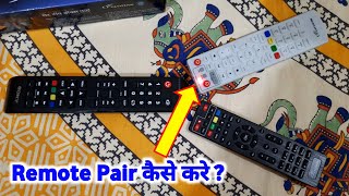 TV Remote and Set Top Box Remote pairing  How to Pair DD Free Dish Remote with TV Remote [upl. by Corwin]