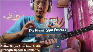 Try this ✅ Finger Gym Exercise ✔️ Intermediate Level  Subu Bro Guitar lesson [upl. by Pippas970]