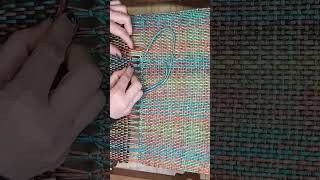 ◍ Finishing Touches Hemstitching amp Untying a Scarf from a Rigid Heddle Loom ◍ weaving rigidheddle [upl. by Notsag]