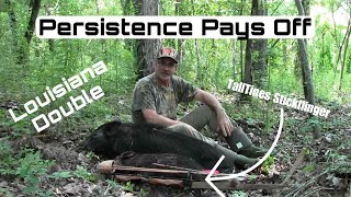 Louisiana Hog HuntingPersistence With A Trad Bow [upl. by Ariak]