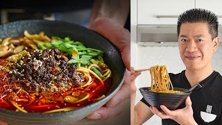 Realistic  Easy Ramen recipe you can make on a weeknight 🍜🔥 [upl. by Prosser]