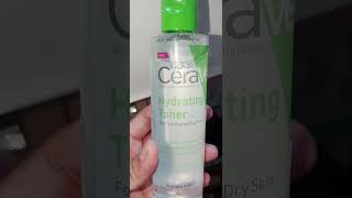 CERA VE💞 Hydrating Lation and Hydrating toner lightweight fluid beauty skincare shorts [upl. by Haila]