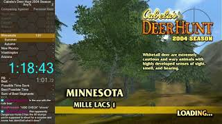 Cabelas Deer Hunt 2004 Season quotAnyquot speedrun in 21912 [upl. by Paul]