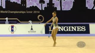 BERTOLINI Veronica ITA  2014 Rhythmic Worlds Izmir TUR  Qualifications Clubs [upl. by Huntingdon720]