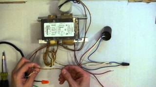 how to wire ballast 1 [upl. by Nygem351]