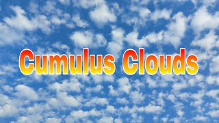 What is Cumulus Cloud  Ano ang kahulugan ng Cumulus Clouds ☁️ [upl. by Adnir350]