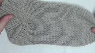 How to Knit Socks for Beginners Part 1of 3 [upl. by Orfield]