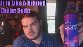 Bubly Burst Triple Berry Sparkling Water Taste ReactionReview [upl. by Ahseim]