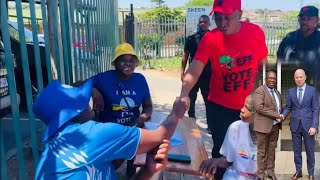 Julius Malema embraces DA amp ANC supporters then respond Panyaza Lesufi on Taverns [upl. by Wolcott]