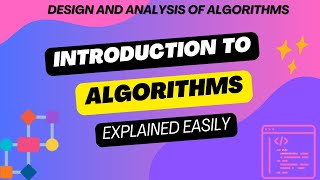 Introduction to Algorithms  Design and Analysis of Algorithms [upl. by Flint315]