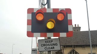 Doddington Road Level Crossing Lincolnshire [upl. by Giralda]