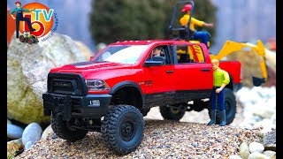 BRUDER Truck RAM 2500 Cars RC ADVENTURES [upl. by Dee117]