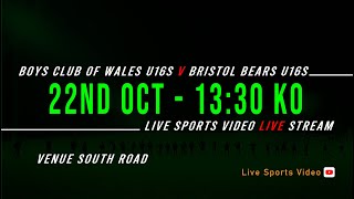 Boys Club of Wales U16s v Bristol Bears Academy U16s [upl. by Volpe]