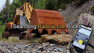 Searching Radioactive Rocks at former Uranium Mine w RadiaCode 102 and Raysid [upl. by Nolahp916]