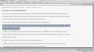 Normative vs Positive Statement Examples  Intro to Microeconomics [upl. by Ardnyk525]