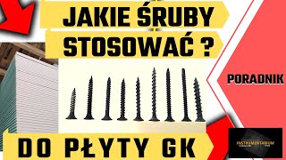 Jakie wkręty stosować do płyt GK gipsowokartonych [upl. by Las]