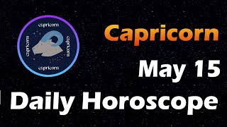 Capricorn Horoscope Today Capricorn Tarot today 15th May 2023 CapricornHoroscope Horoscopia [upl. by Ronna]