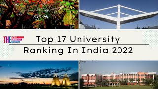 2022Top 17 India University Ranking 2022 ｜TIMES World University Ranking 2022 [upl. by Dessma]