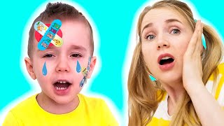 The Boo Boo Song from Alex funny Vlog  Nursery Rhymes amp Kids Songs [upl. by Stiruc230]