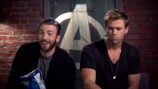 Chris Evans and Chris Hemsworth being iconic for 7 minutes straight [upl. by Aihsyn]