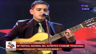 Trébol de Ases con Gustavo Miqueri  50° Festival Nacional del Auténtico Chamamé Tradicional [upl. by Fraase]