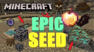 EPIC Minecraft 118 Seed  Minecraft 118 Seeds  Minecraft Bedrock Seeds 118  Bedrock 118 Seeds [upl. by Cimbura702]