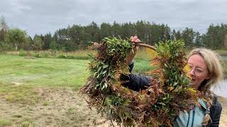 Høst krans med selvplukk fra skog og mark [upl. by Leirea]