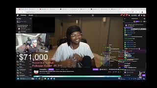 The time Kai Cenat gifted 100 subs on a TommyNFG stream [upl. by Primo]