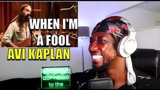 Avi Kaplan  When Im A Fool Live at Sunset Sound  REACTION [upl. by Llerref]