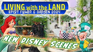 Living with the Land Decorated for 2024 EPCOT Flower amp Garden Festival [upl. by Tnarud]