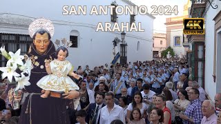 ESPECTACULAR San Antonio de Arahal 2024 con la Agrupación Santa María Magdalena 4K [upl. by Asp]