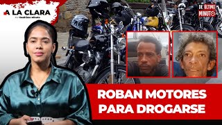 DOS DELINCUENTES ADMITEN ROBAR MOTORES PARA DROGARSE EN MOCA  A la Clara con Ramón Tolentino [upl. by Aisats]