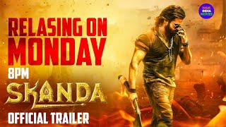 Skanda Official Trailer Ram Pothineni Sreeleela  Releasing On 17th June Only On WAMIndiaMovies [upl. by Judus]