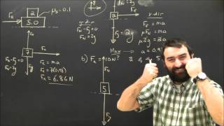 Friction amp Newtons Laws Part 7 Stacked Blocks FBD Physics [upl. by Debarath]